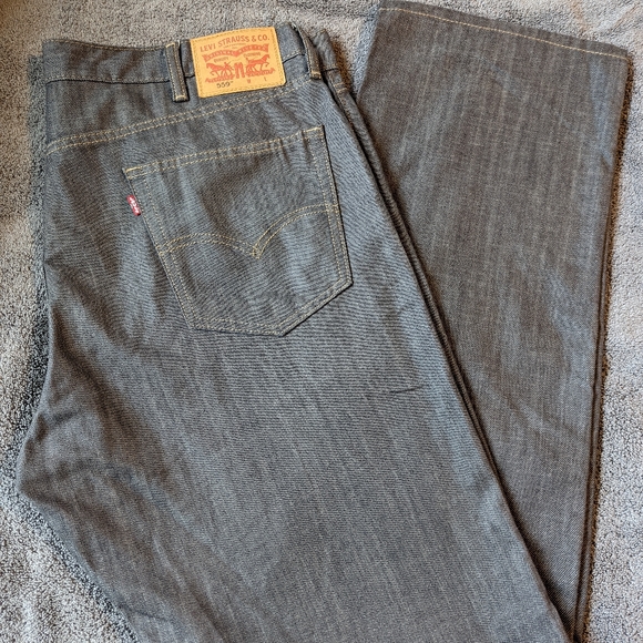 Levis 559 Relaxed Fit Grey Jeans 4x36 